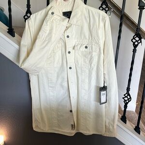 Jean like long sleep men shirt.